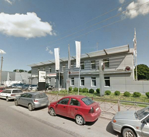 Банкомат Автоторгбанка по адресу ул. Орбели, д. 35 лит. Ж, в здании автосалона «Mercedes», 1-й этаж