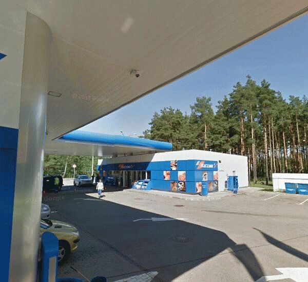 Банкомат Газпромбанка по адресу пр. Лахтинский, д. 149, АЗС «Газпромнефть»