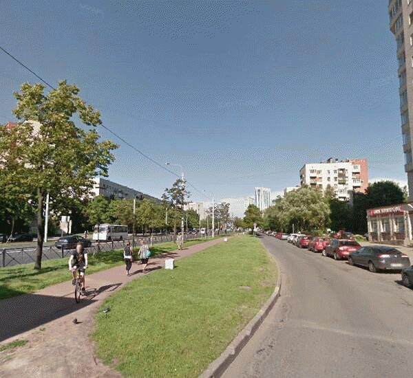 Банкомат Сбербанка России по адресу просп. Ветеранов,  д. 52